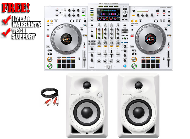 Pioneer DJ XDJ-XZ-W and Pioneer DM-40 White Package