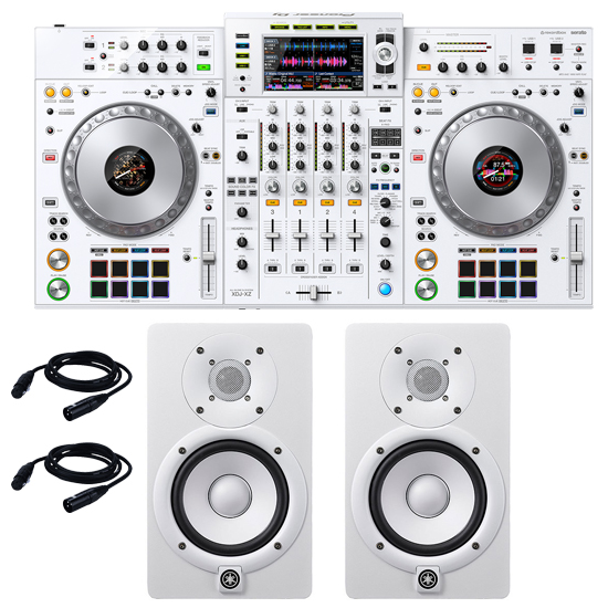 Pioneer XDJ-XZ-W and Yamaha HS5 White Package