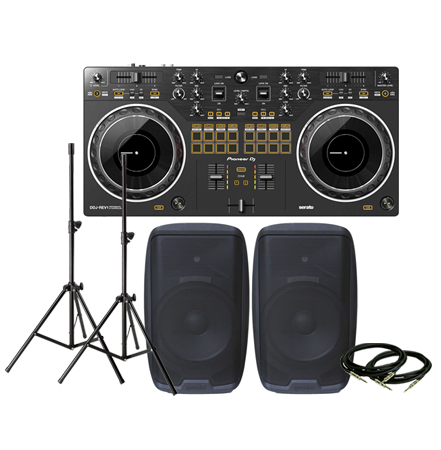 Pioneer DDJ-REV1 and Gemini AS-2115BT Package