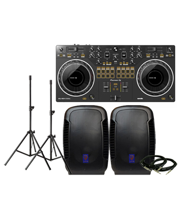 Pioneer DDJ-REV1 and Technical Pro Lion 15 Package
