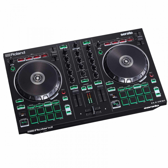 Roland DJ-202 & Technical Pro PB8X2WPKG Pack