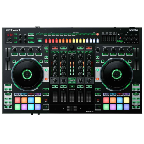 Roland DJ-808 with KRK Rokit 8 G3 RP8G3 8" Powered Studio Monitor Speakers Package