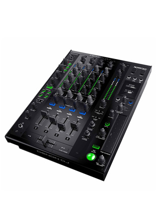 (2) Denon SC5000 Prime and X1800 Prime Mixer with Black ATA Cases DJ Package