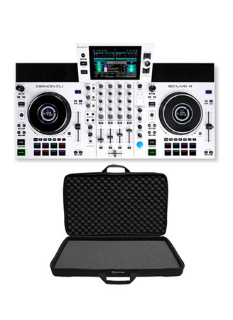 Denon DJ SC Live 4 White Travel Pack