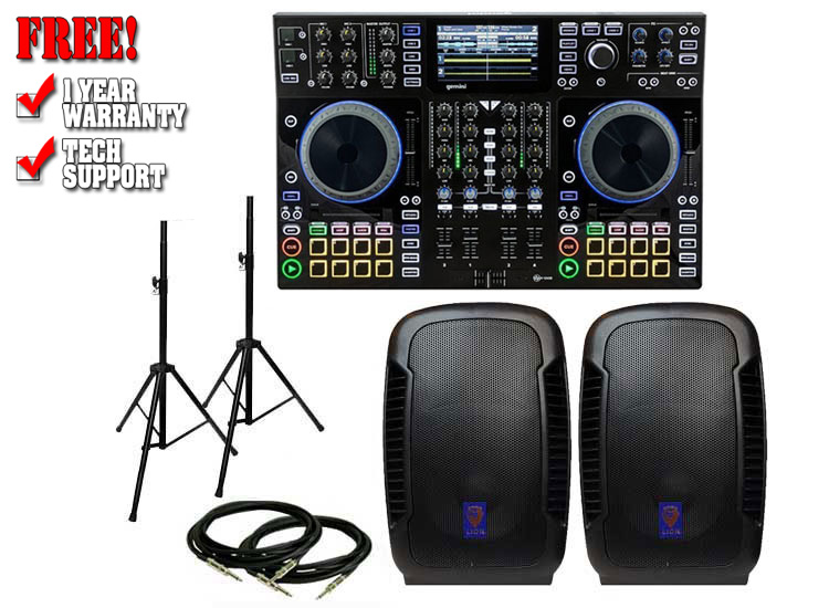 Gemini SDJ-4000 & Technical Pro Lion 10" Pack