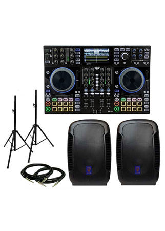 Gemini SDJ-4000 & Technical Pro Lion 12" Pack