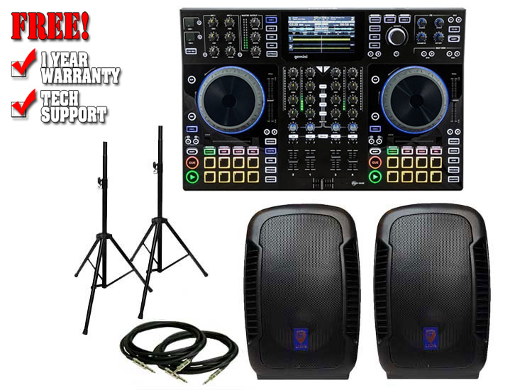 Gemini SDJ-4000 & Technical Pro Lion 12" Pack