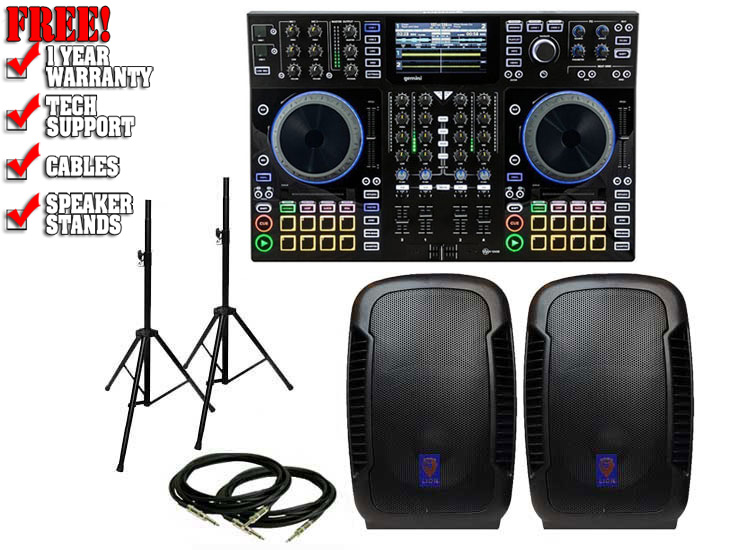 Gemini SDJ-4000 & Technical Pro Lion 15" Pack