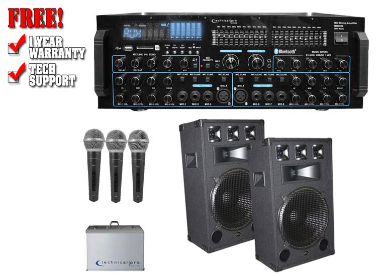 Technical Pro Karaoke Pack 3000, DJ Packages