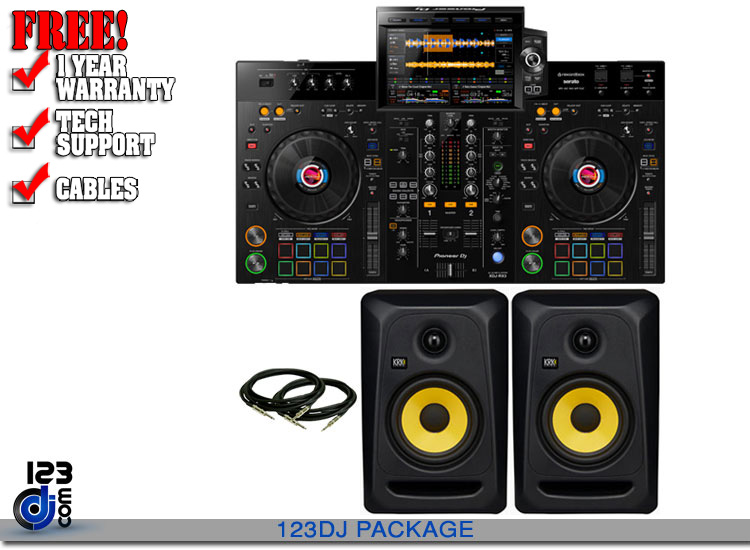 Pioneer DJ XDJ-RX3 and KRK Classic 5 Package