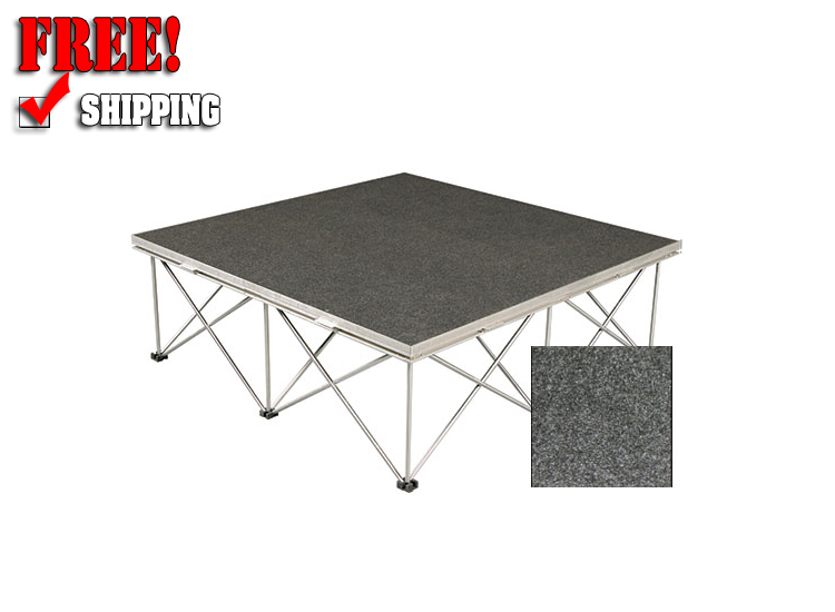 Carpeted Stages 4'x4' Section