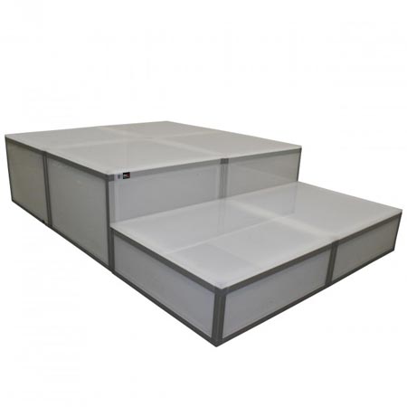 Lumo Stage Acrylic Platform Riser 24In X 24In X 16In High Section