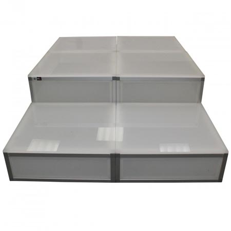 Lumo Stage Acrylic Platform Riser 24In X 24In X 16In High Section