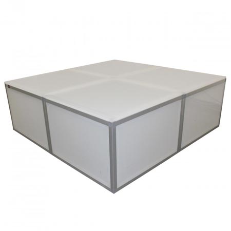 Lumo Stage Acrylic Platform Riser 24In X 24In X 16In High Section