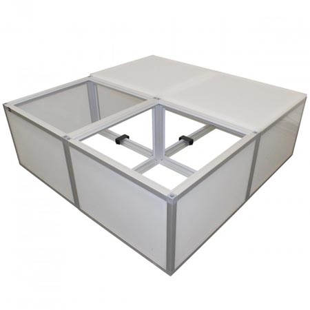 Lumo Stage Acrylic Platform Riser 24In X 24In X 16In High Section