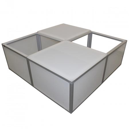 Lumo Stage Acrylic Platform Riser 24In X 24In X 16In High Section