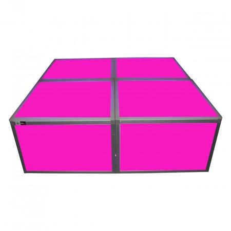 Lumo Stage Acrylic Platform Riser 24In X 24In X 16In High Section