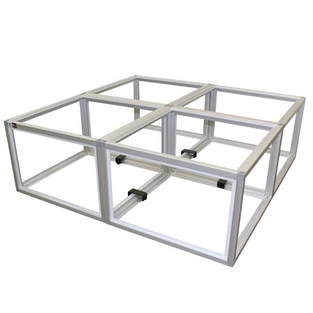 Lumo Stage Acrylic Platform Riser 24In X 24In X 24In High Section