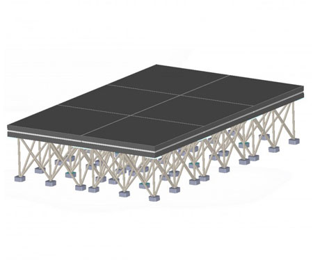 Eliminatrix 8FT x 12FT x 24" Complete Stage System Package