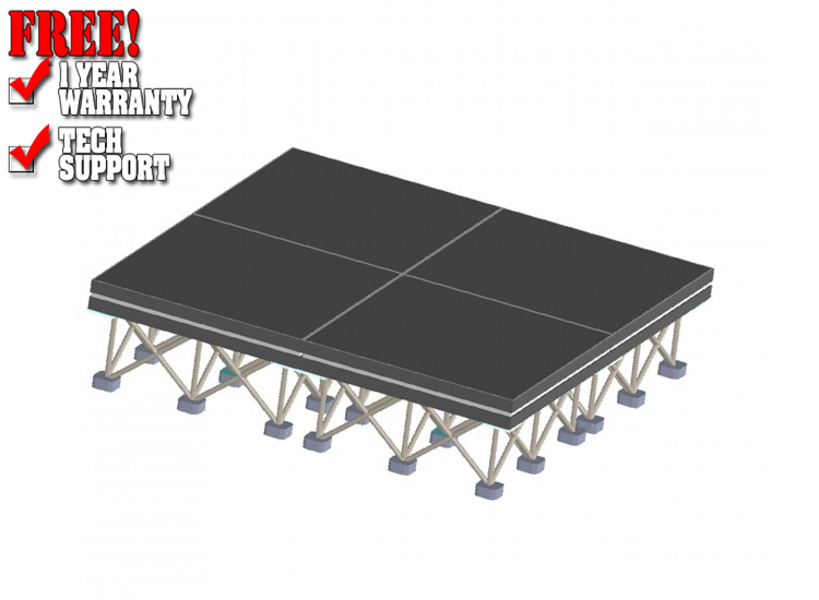 Eliminatrix 8FT x 8FT x 16" Complete Stage System Package 