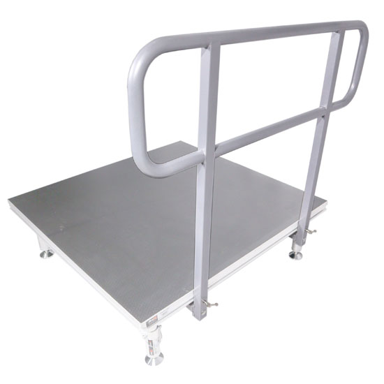ProX XSQ-GR4FTPRO 4 ft Guardrail for StageQ and MK2 Stages