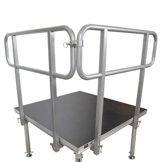 ProX XSQ-GR4FTPRO 4 ft Guardrail for StageQ and MK2 Stages