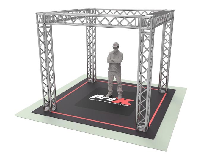 ProX XTP-E10109 Tradeshow Booth 10.10 W x 10.10 L x 9.20 ft