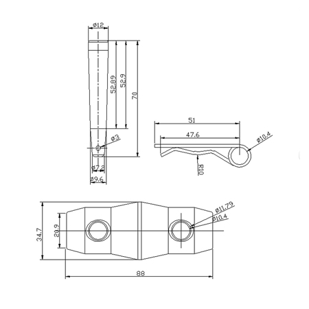 Eliminatrix Double Ended Conical Coupler Accessories