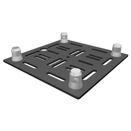 Global Truss GT-MH BASE-BLK Black Aluminum Base Plate 