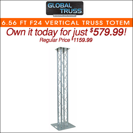 Global Truss 6.56 Ft F24 Vertical Truss Totem 