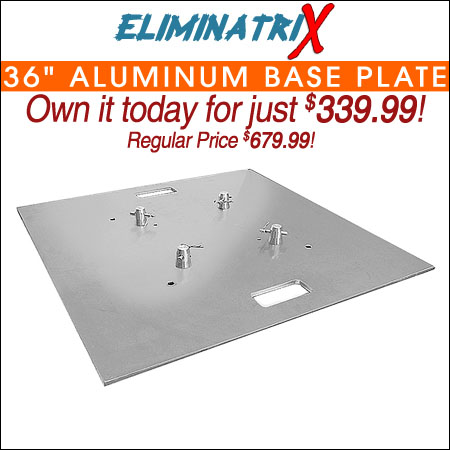 Eliminatrix 36" Aluminum Base Plate