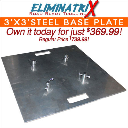 Eliminatrix 3'x3' Steel Base Plate