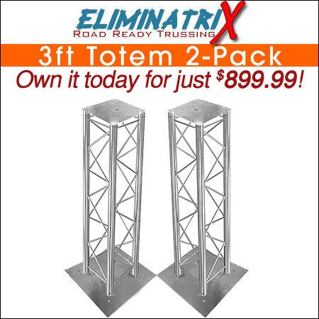 Eliminatrix 3FT Totem 2-Pack 