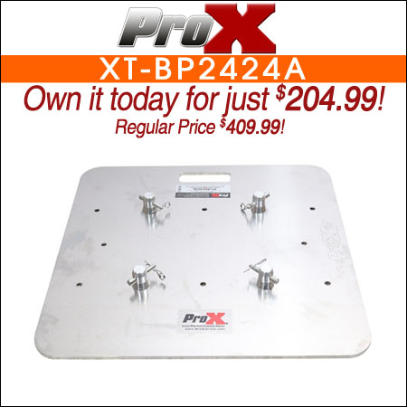 ProX XT-BP2424A 24" x 24" Aluminum Base Plate