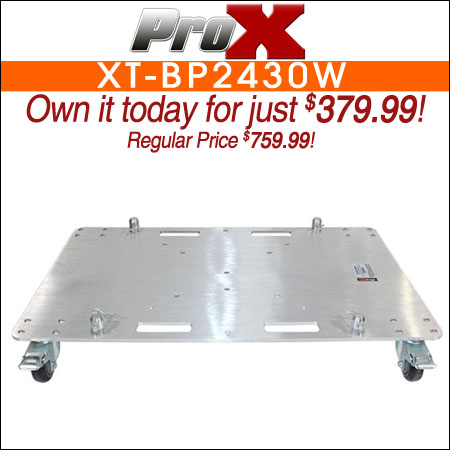 ProX XT-BP2430W 24 x 30 inch Rolling Base Plate