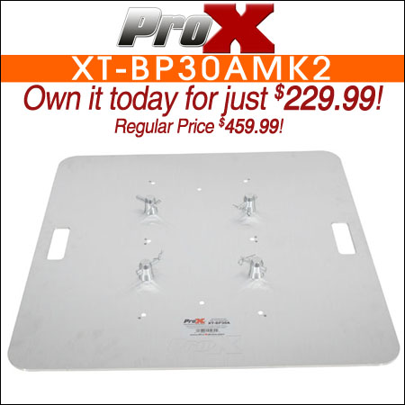 ProX XT-BP30AMK2 30" Aluminum 6mm Truss Base Plate