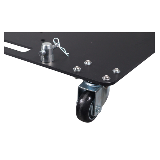 ProX XT-BP2430WBLK 24 x 30 inch Rolling Base Plate- Black Finish