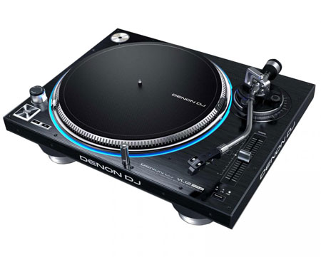 Denon DJ VL12 Prime Professional Direct Drive Turntable with True Quartz Lock