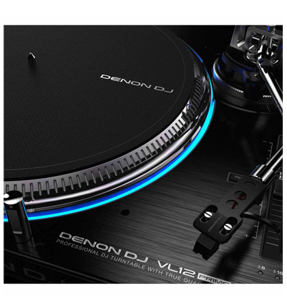 Denon DJ VL12 Prime Professional Direct Drive Turntable with True Quartz Lock