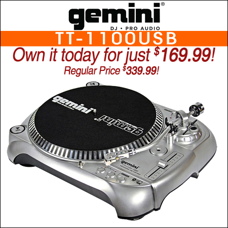 GEMINI TT-1100USB