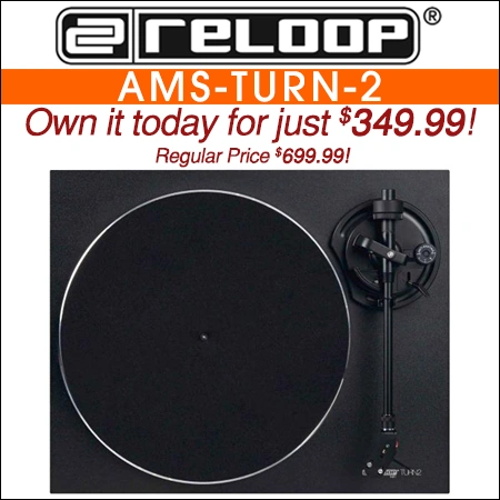 Reloop AMS-TURN-2 Analogue Hi-Fi Turntable