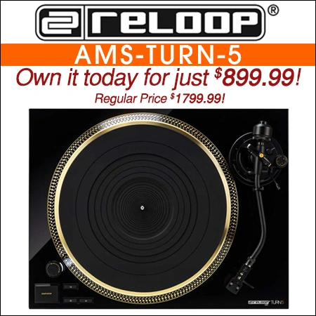 Reloop AMS-TURN-5 Direct Drive Hi-Fi Turntable