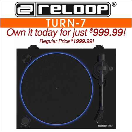 Reloop Turn 7 HiFi Turntable with Ortofon 2M Red
