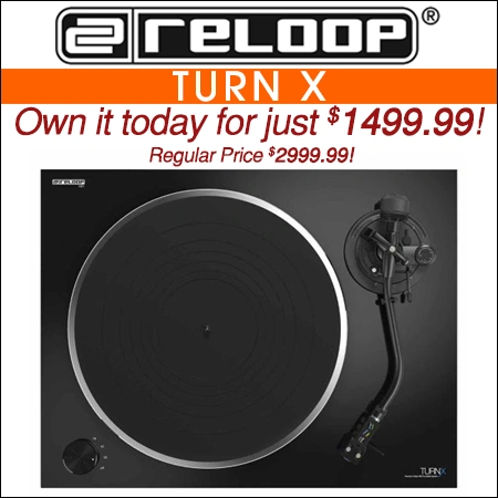 Reloop Turn X Premium Class HiFi Direct Drive Turntable