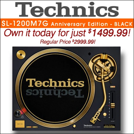Technics SL1200M7G 55th Anniversary Limited Edition Turntable � Black
