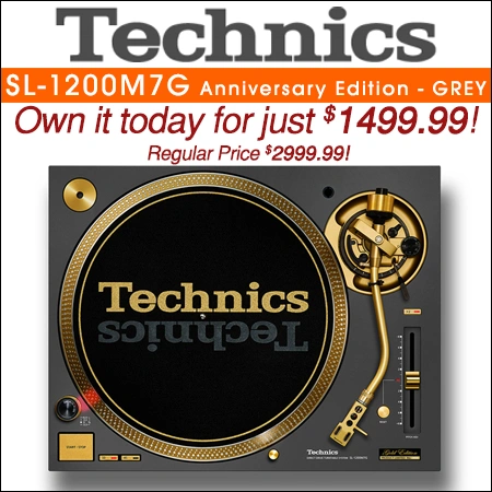 Technics SL1200M7G 55th Anniversary Limited Edition Turntable � Grey