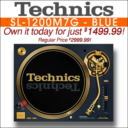 Technics SL1200M7G 55th Anniversary Limited Edition Turntable � Blue