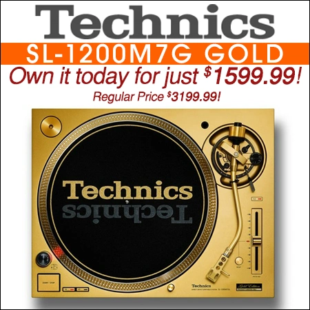 Technics SL-1200M7G 55th Anniversary Limited Edition Turntable � Gold