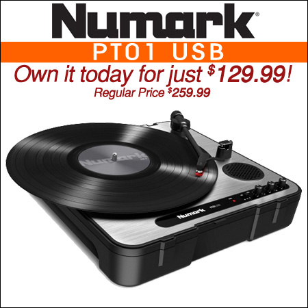  Numark PT01 USB 