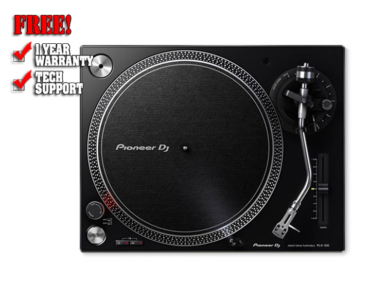 Pioneer DJ Platine Vinyle Blanc PLX-500 White PIONEER DJ Pas Cher 